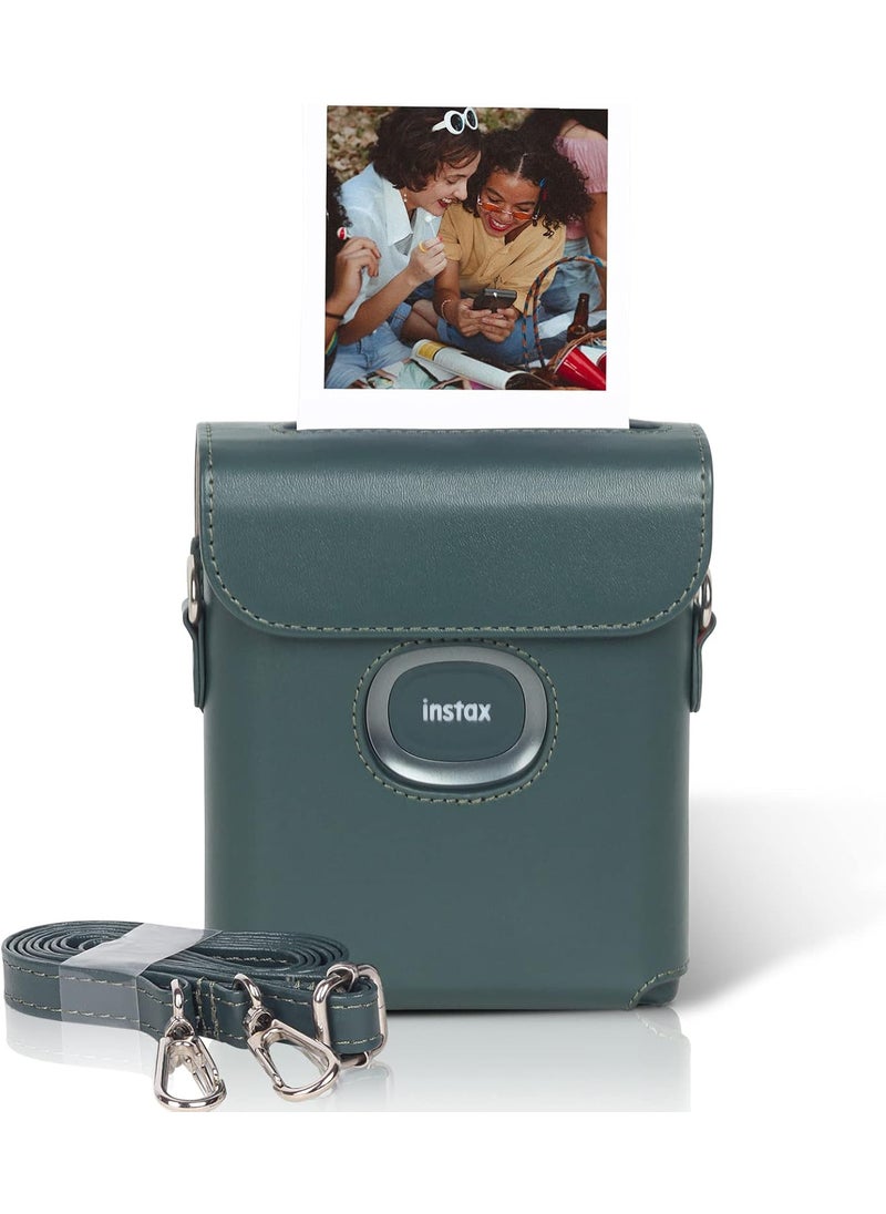 Rieibi Rieibi Fuji Square Link Case  SQ Link Protective Case Cover for Instax Square Link Smartphone Printer with Shoulder Strap  Green  - Image 1