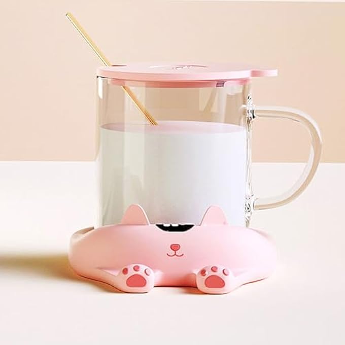 Tazweeq Mug Warmer Coffee Mug Warmer Auto Shut Off 3 Temp Coffee Warmer For Desk Electric Beverage Warmer Plate For Coffee Tea Water Milk And Cocoa Not Include Cup - Image 2