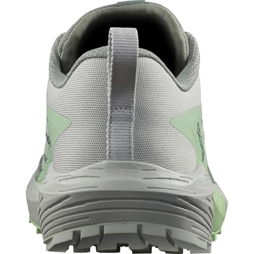 Salomon Women's SENSE RIDE 5 Trail Running Shoes for Women, Lily Pad / Metal / Green Ash, 6.5 - Image 4