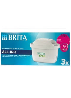 BRITA Water Filter Cartridge Maxtra Pro All In 1 Refill 3 Pack  - Image 1