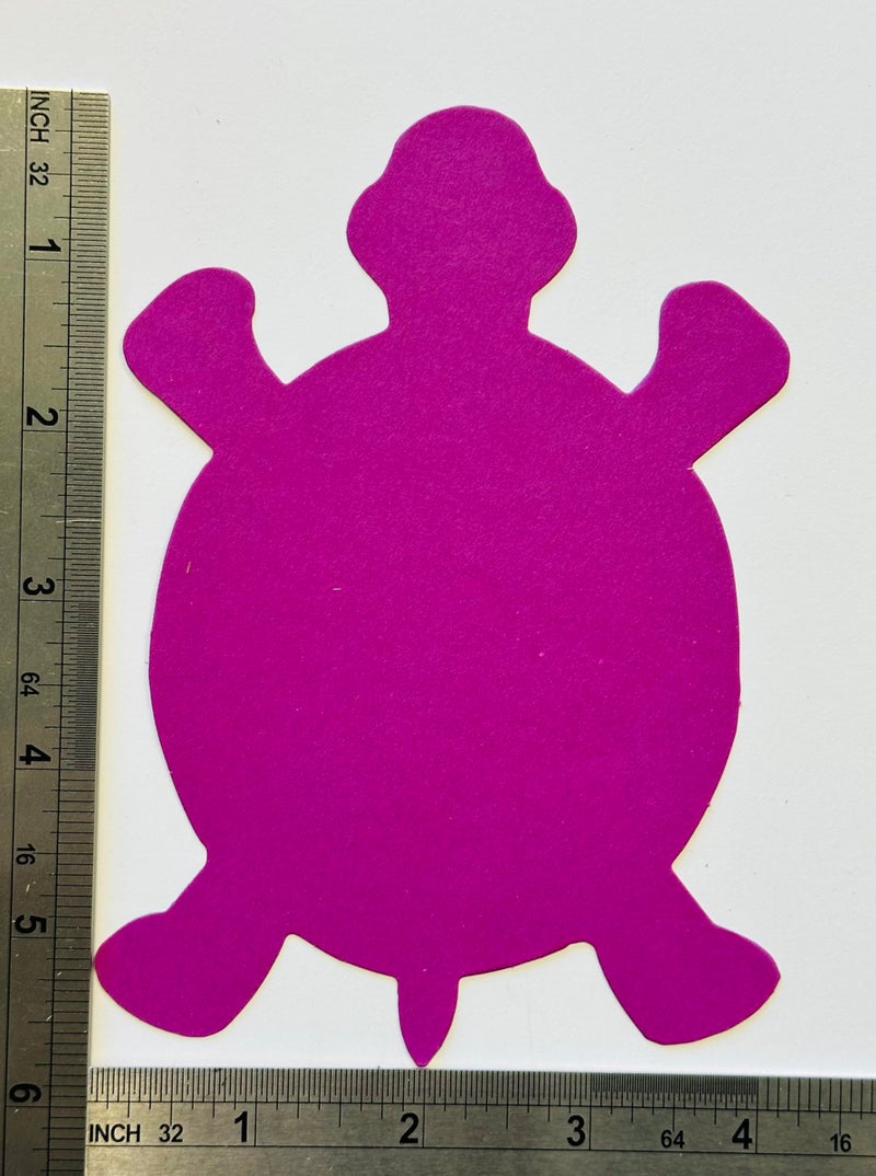 SHAPES ETC. 31 Pcs Turtle Assorted Color Creative Cut-Outs 5.5in Ocean Decor Spring Summer Decorations Reptile Learning Games VBS Classroom Bulletin Boards Kids’ School Craft Projects USA Made - Image 3
