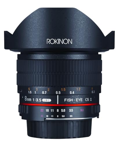 Rokinon 8mm f3.5 HD Fisheye Lens with Removable Hood for Micro Four Thirds Olympus Panasonic MFT - Manual Focus, Ultra Wide Angle, Optical Glass, Compact, Coated, Ideal for Architecture & Interior - Image 5