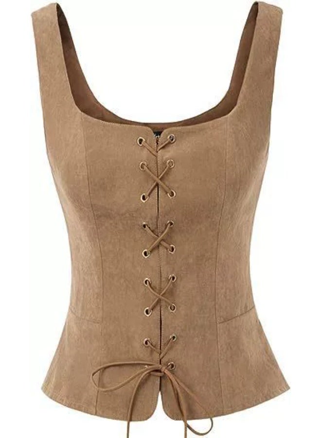 general Women'S Pirate Renaissance Vest Cosplay Costume Tight - Image 1