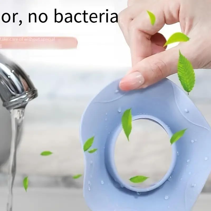 SQUICKLE SQUICKLE Silicone Face Washing Wristbands Splash Proof Spa Facial Cuff Sleeves Keep Clean Dry Wrist Guard for Bathing Hair Washing Household Chores Multicolor Silicone Wristband - Image 4