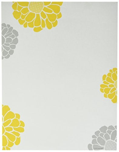 Great Papers! Sunny Flowers Letterhead, 8.5"x11", 80 Count (2013026) - Image 5