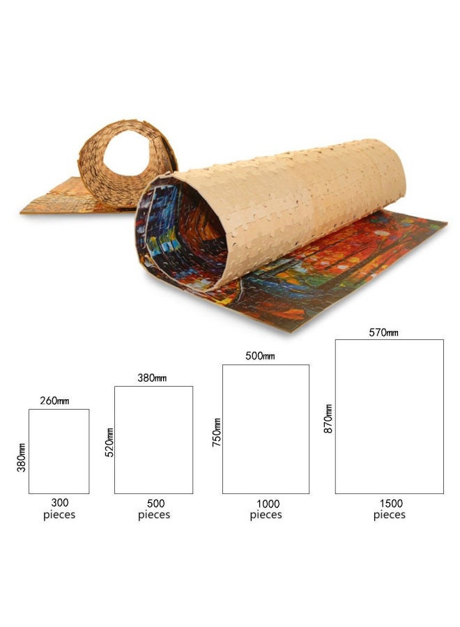 White Card Paper 1000 Pieces Customizable Personalized Medium Packaging Puzzle DIY Craft Direct Export Quality Toy-Color:1024 63.5*63.5CM (no Partition) - Image 4