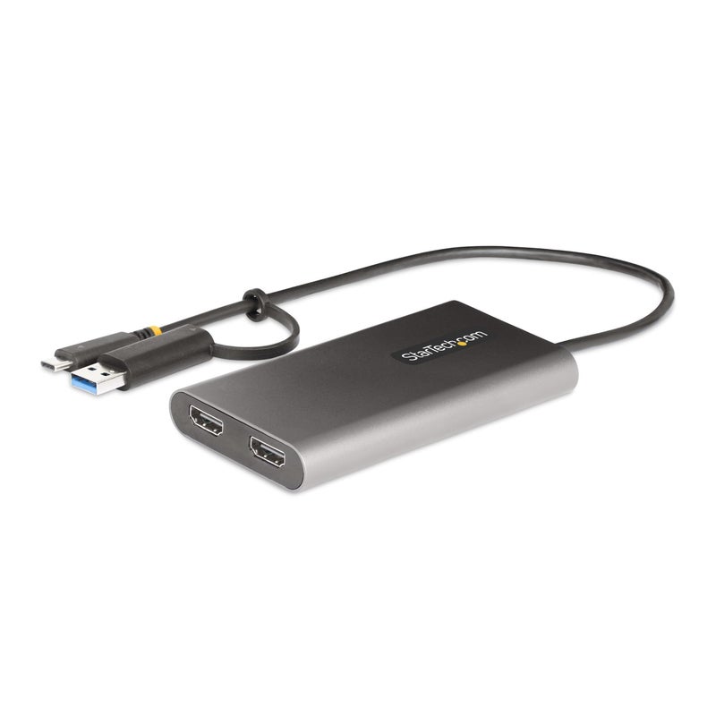 Startech.com StarTechcom USBC to DualHDMI Adapter USBCA to 2X HDMI Converter 4K 60Hz 100W PD PassThrough WinMac TAA - Image 2