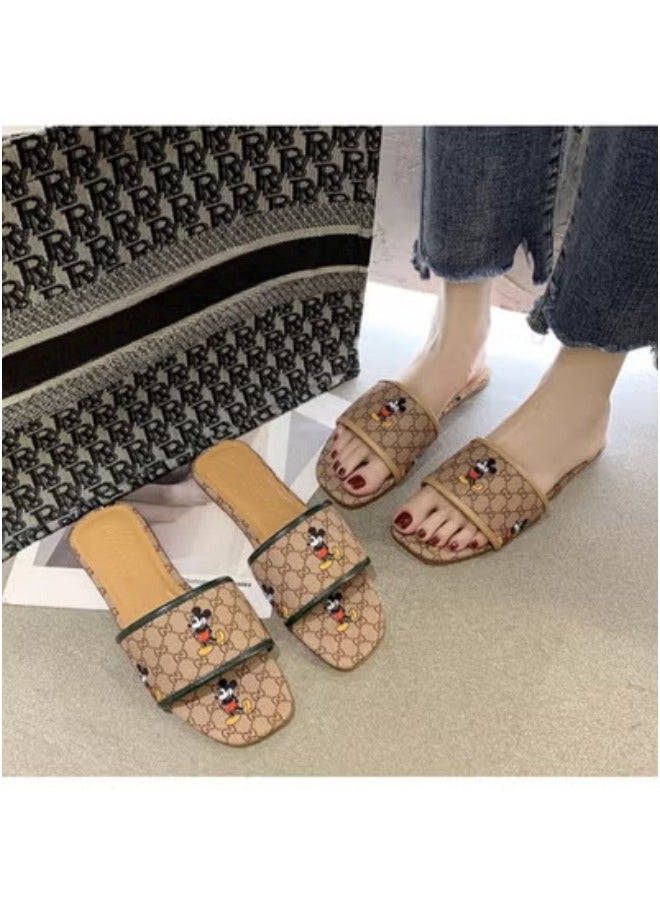 Rup Art Outdoor Beach Sandal Slide Ladies Casual Slip On Slides Shoes Designer Slides Slippers For Women  - Image 3