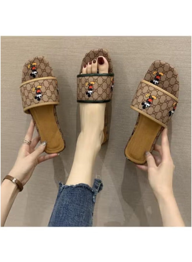 Rup Art Outdoor Beach Sandal Slide Ladies Casual Slip On Slides Shoes Designer Slides Slippers For Women  - Image 4