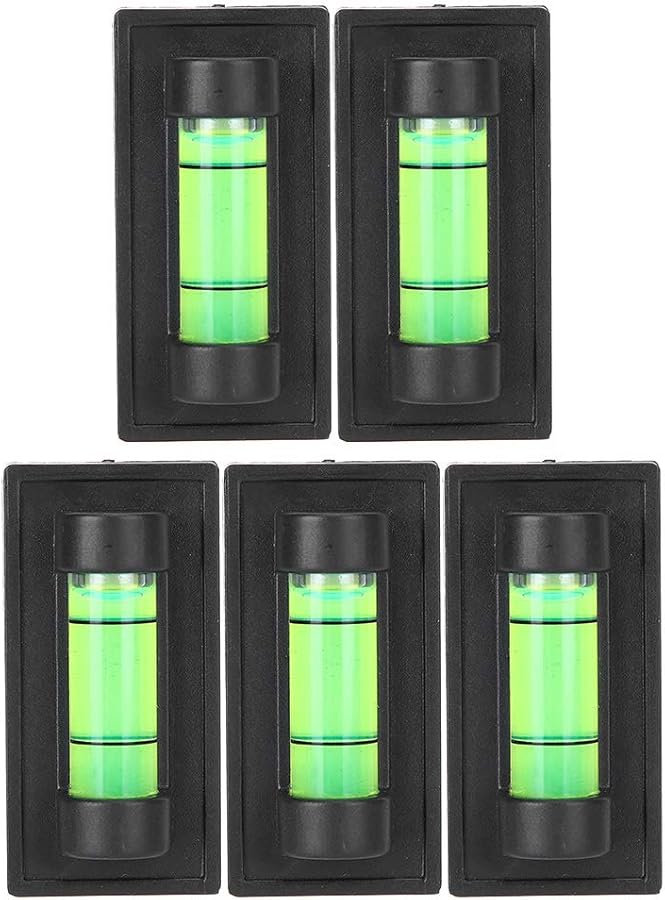 Mini Magnetic Bubble Level Black 5Pcs For Camera Tripod Outdoor Use - Image 1