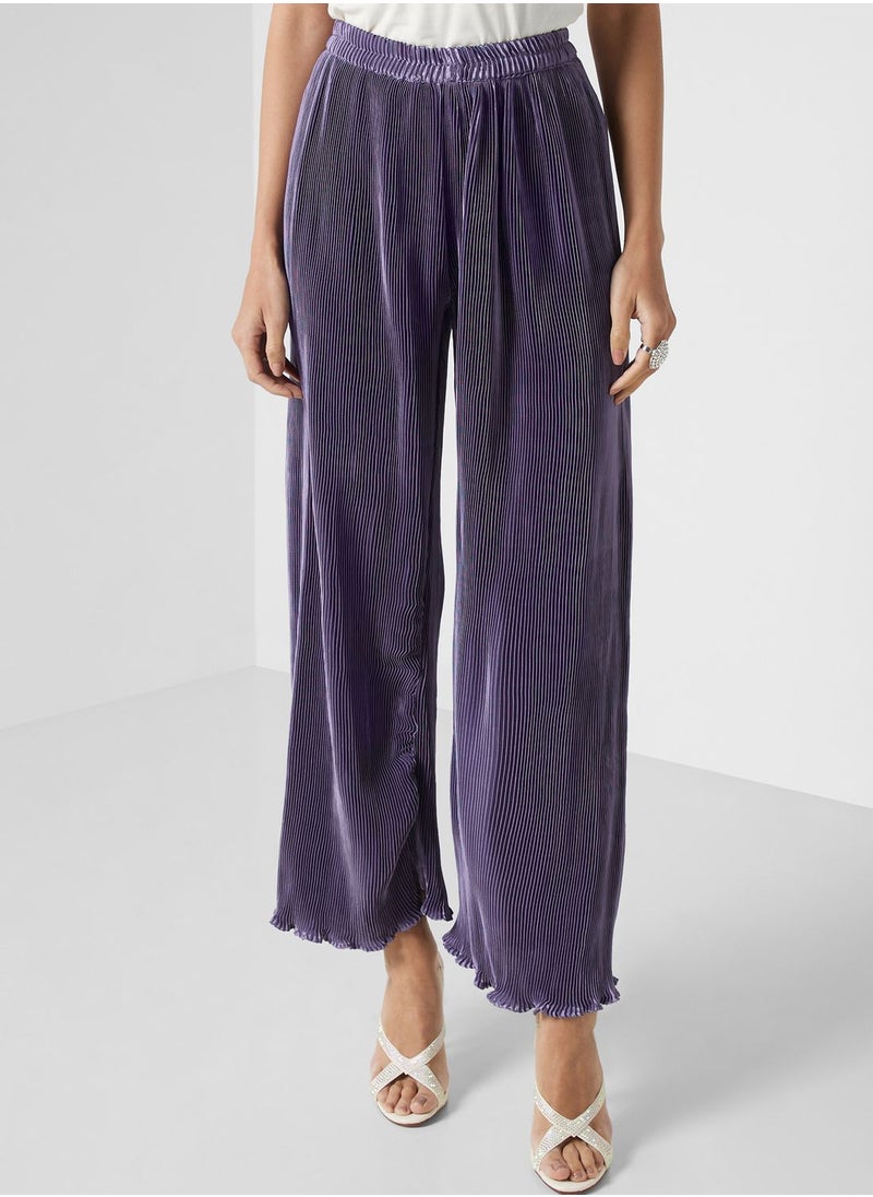 Pleated Tunic & Pant Set