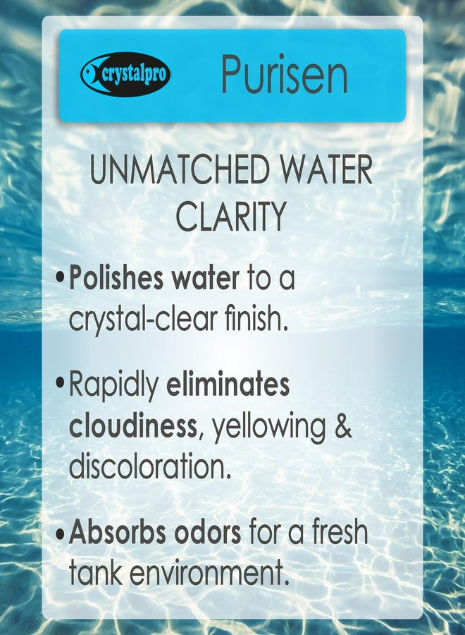 Crystalpro Purisen 100ml - Organic Waste Filtration Resin for Crystal Clear Aquarium Water - Regenerable - Fresh and Saltwater - Image 3