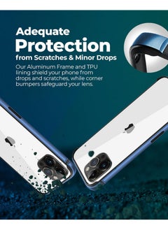 Raegr RAEGR iPhone 15 Pro Case | Anodized Aluminum Bumper | Supports Mag-Safe Wireless Charging | Edge Armor Protective Minimal Case Designed for iPhone 15 Pro (6.1-Inch) (2023) - Blue RG10512  - Image 4