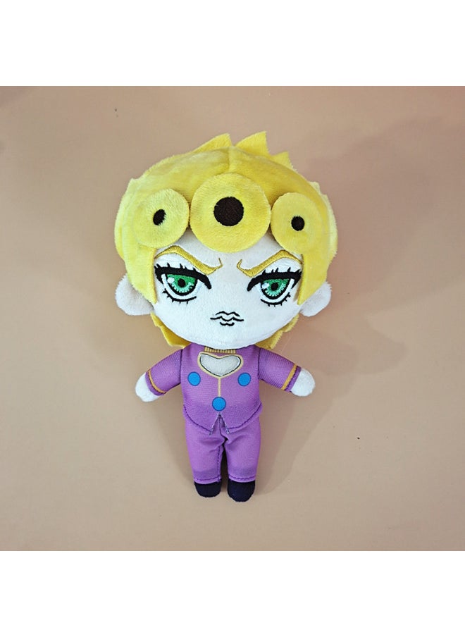 Generic Jojo Wonderful Adventure Bruno Gioruno Plush Doll Oriental War Helps Kongshitaro Doll Pillow For Hair-Color:Joluno Doll-Height:20cm  - Image 1