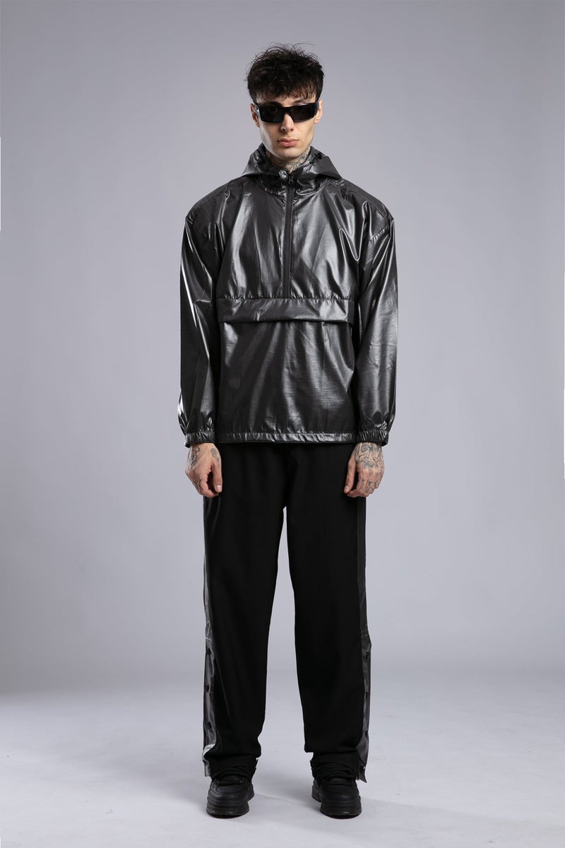Catch Shiny Hooded Raincoat - Image 1