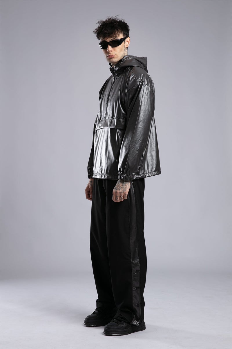 Catch Shiny Hooded Raincoat - Image 2