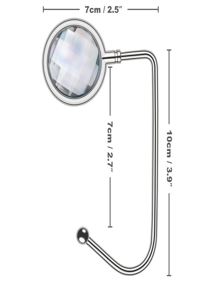 Thyores 2 Pack Metal Purse Hanger, Bag Hanger, Handbag Storage Decor Table Hook for Women - Image 2