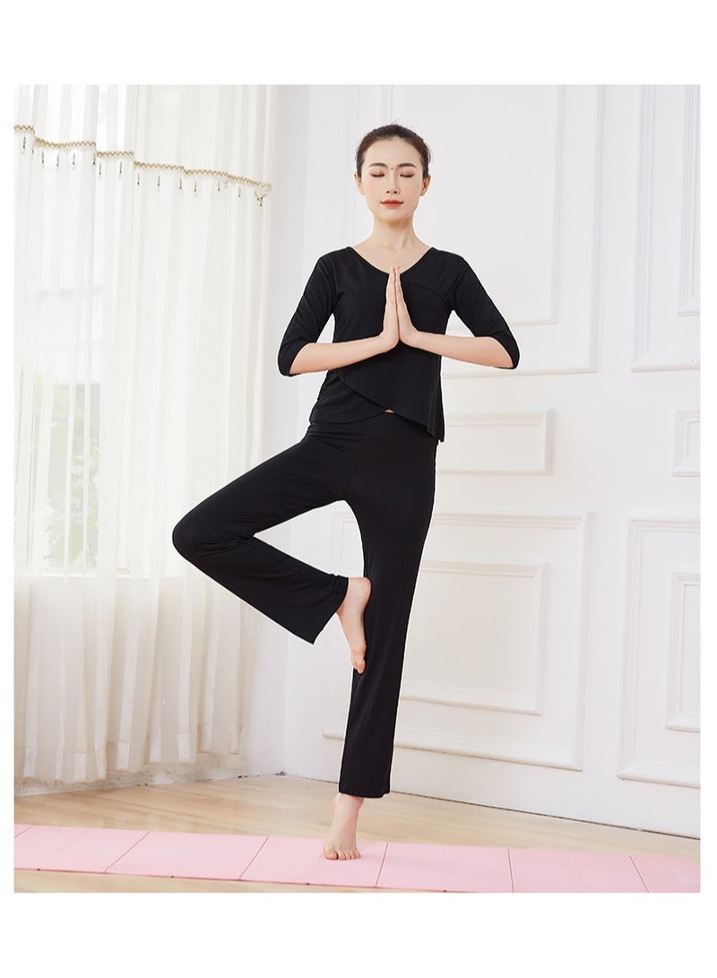 EBMINI New Pilates Yoga Training Fitness Clothing Set 