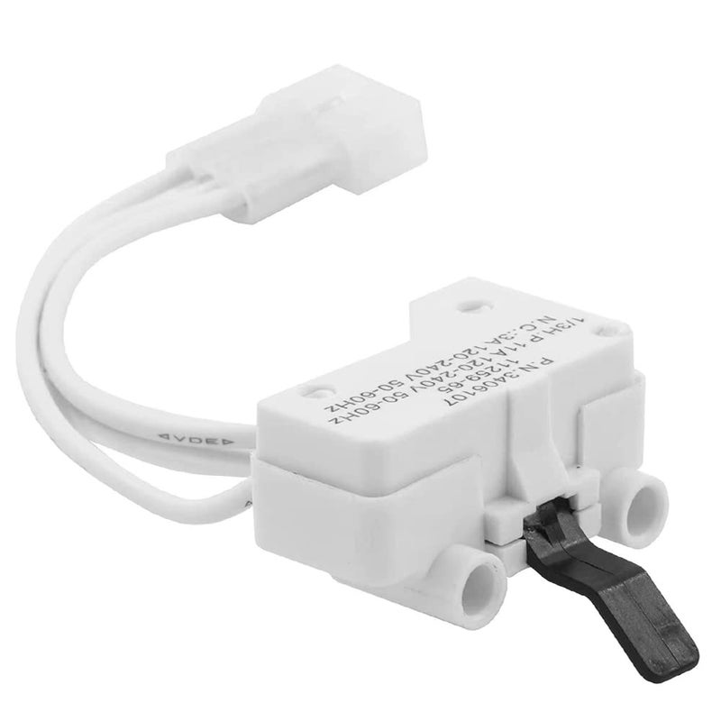 WP3406107 3406107 Dryer Door Switch Replacement Fits for WhirlpoolKM Maytag DryersReplaces Part 3405100 3405101 3406100 3406101 34061091 Pack