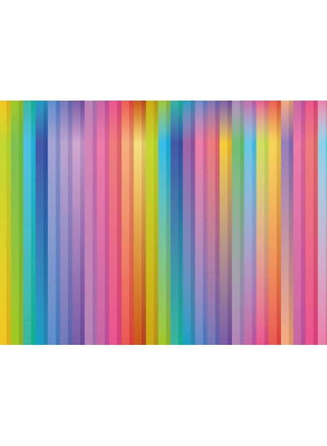 Custom 500 Pieces Of Gradient Round Jigsaw E-commerce Color Cognitive Educational Toys Jigsaw Puzzle-Colour:Color Gradient Stripes - Image 1