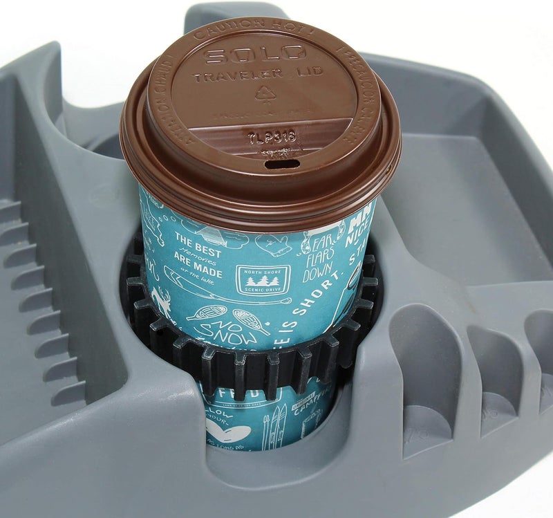 Gadjit Beverage Bands Car Cup Holder Adapter  Stop OnTheGo Drinks from Wobbling in Your Cup Holder 2 Pack  Keeps 828 oz Coffee Cups 1216 oz Soda Cans 20 oz Water Bottles Mugs from Tipping - Image 1