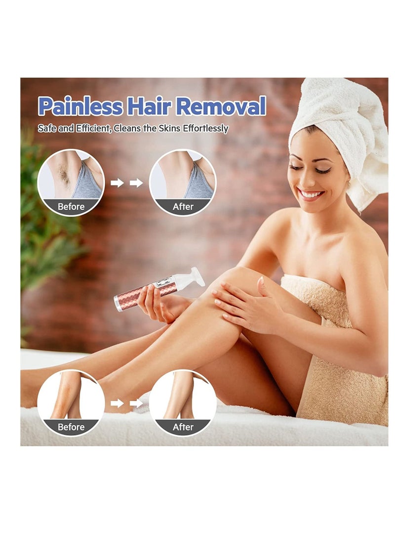 DMG TECH Electric Shaver for Women, 5 in 1 Professional Lady Shaver, Portable Bikini Trimmer Rechargeable Painless Hair Removal Tool Razors for Women for Legs, Underarms, Armpit, Face  - Image 3