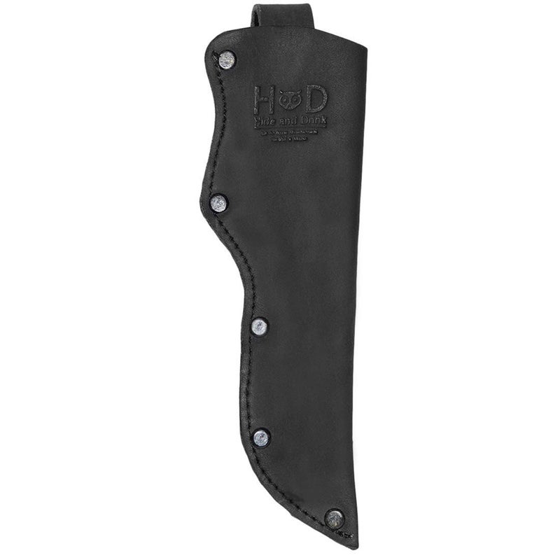 Hide & Drink Hide  Drink Thick Leather Mora Knife Sheath wBelt Loop Handmade Includes 101 Year Warranty Charcoal Black