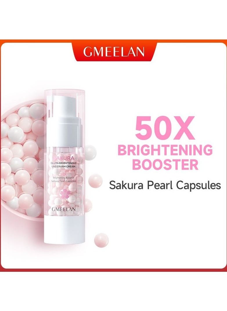 GMEELAN Sakura Gluta Brightening Underarm Cream  - Image 1