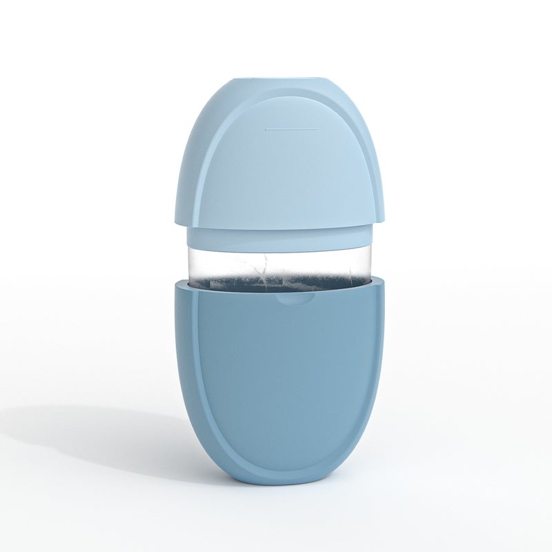 Ice Face Roller Silicone Holder Reusable Skin Care Massage Tools for Calm Skin& Shrinks Pores& Fade Fine Lines& Reduce Acne - Image 5