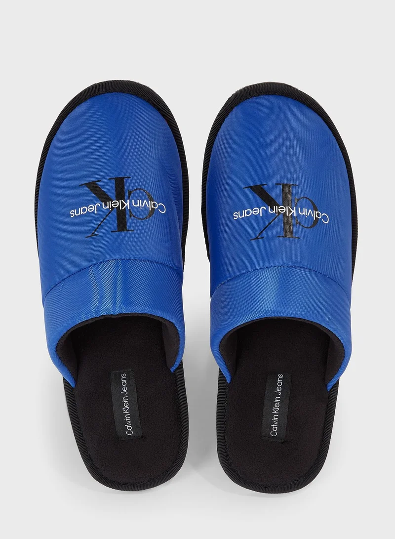 Calvin Klein Jeans Logo Slippers