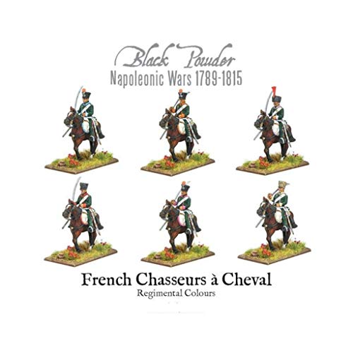 WARLORD GAMES Black Powder Napoleonic Wars French Chasseurs a Cheval Figures 1:56 Military Wargaming Plastic Model Kit WGN-FR-12 - Image 2