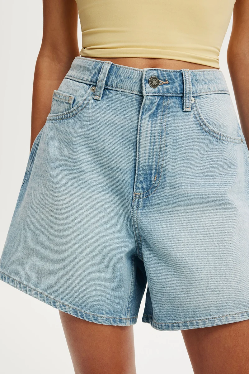 Cotton On  HIGH 90 s DENIM SHORT for Women | Best Price UAE
