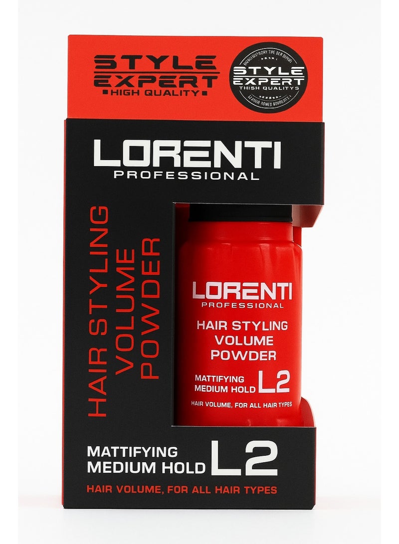 Lorenti Hair Styling Powder Medium Hold L2 30grms - Image 1