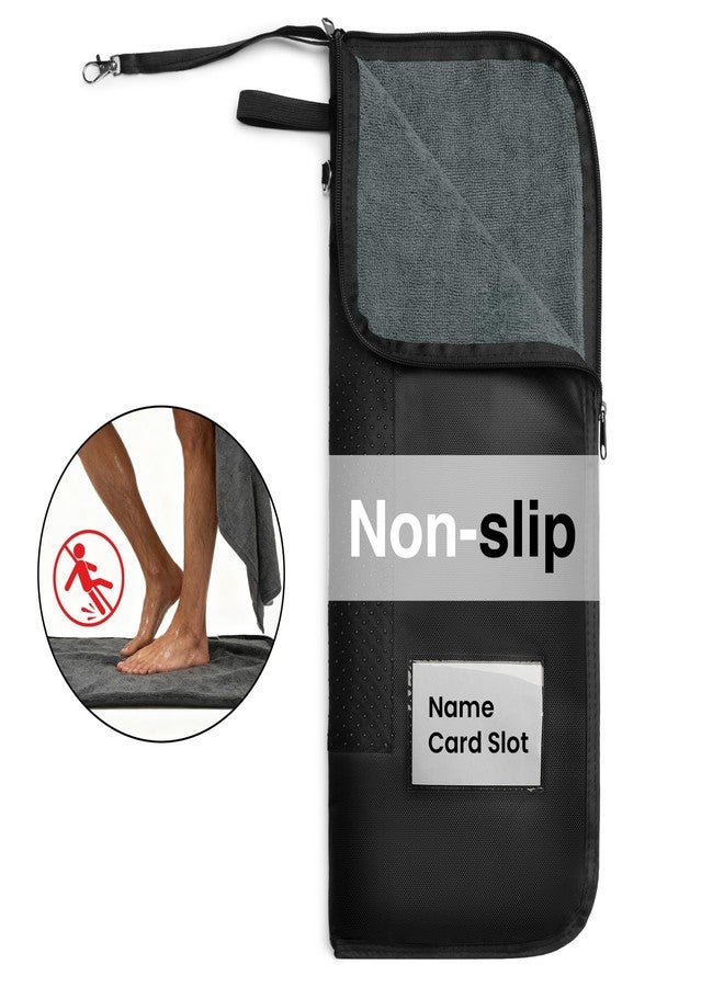 CarryWise Wet Bag, 2-in-1 Changing Mat & Wet Dry Bag with Non-Slip Backing, Water-Resistant Zipper & Towel Lining, Leakproof Foldable Storage for Swimsuit, Gym, Beach, Travel, or Baby Diapers - Image 2