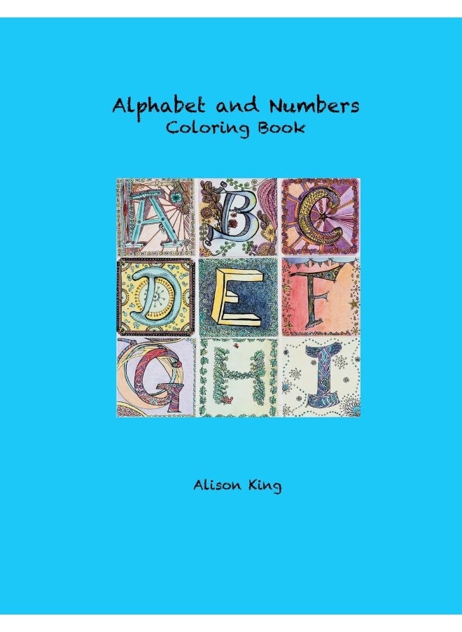 Fantasy Alphabet and Numbers: Coloring Book  - Image 1