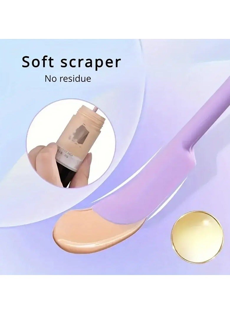 Ucanbe 3-Piece Deluxe Soft-Grip Silicone Spatula Set – Durable, Flexible, Easy to Clean & Gentle on Surfaces – Ideal for Cosmetics, Kitchen & Food Preparation - Image 4