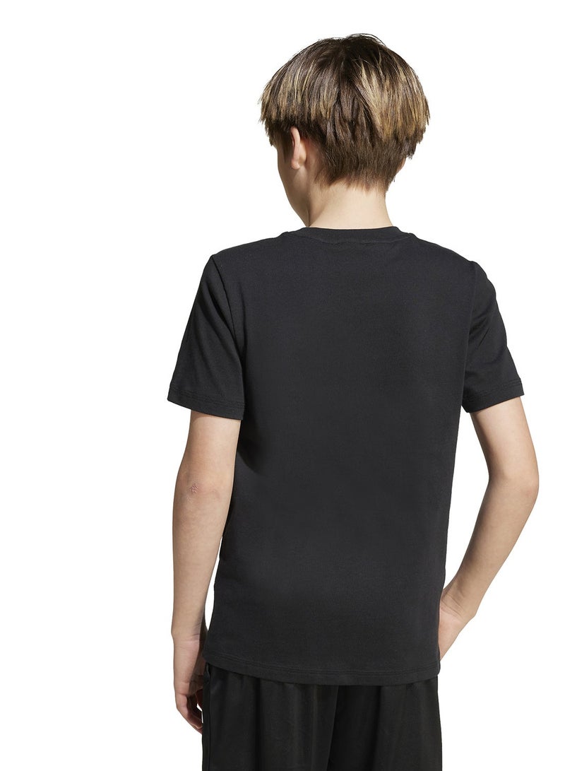 Adidas Youth Smiley World Graphic T-Shirt - Image 2