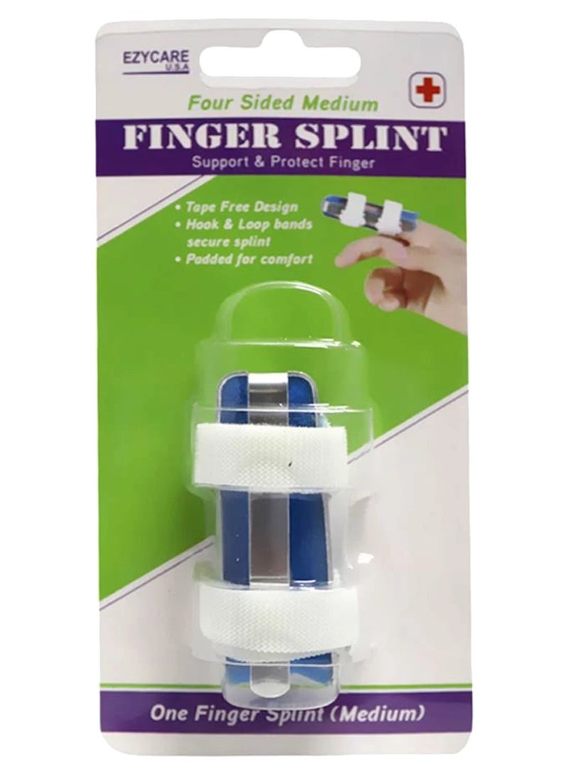 Ezycare 4 Sided Finger Splint Medium