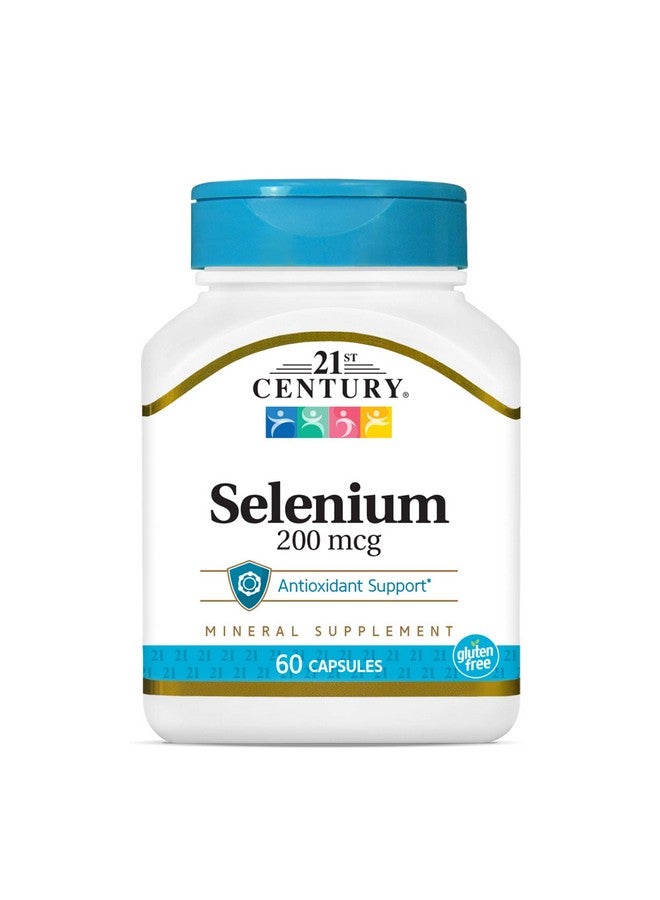 21st Century Selenium 200 mcg Capsules, 60 Count - Image 1