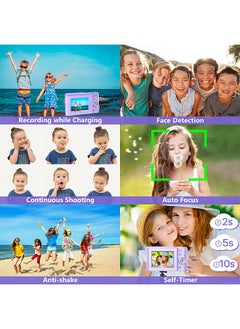 Mi VAZA Autofocus Digital Camera for Kids - FHD 1080P 48MP - Rechargeable Compact Mini Camera with 16X Digital - Portable Pocket Camera - With 32GB Memory Card  - Image 2