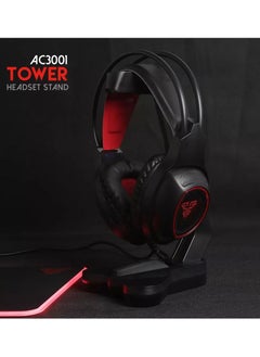 FANTECH AC3001 TOWER Gaming Headset Stand - Anti Slip Design Rubberized Base - Triangular Base - Detachable Body - Added Weights Inside for Balance Stabilization  - Image 5