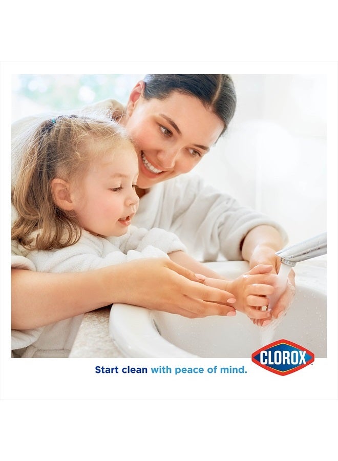 Clorox Liquid Hand Soap Pump - 16 oz Soothing Aloe Antibacterial Hand Soap - Liquid Hand Soap Eliminates Dirt, Soft on Hands Tough on Dirt - Clorox Hand Soap, Bathroom Hand Soap, Kitchen Soap  - Image 4