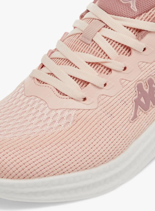 Kappa Women's Mesh Textured Sports Shoes with Lace-Up Closure