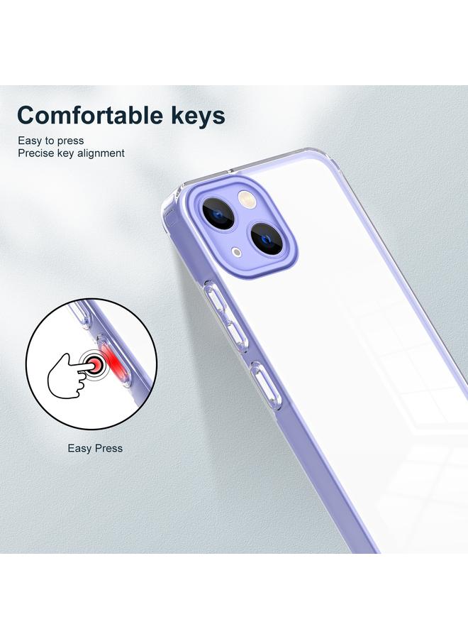 Zaboon Case For iPhone 13 3 in 1 Clear TPU Color PC Frame Phone Case - Image 5