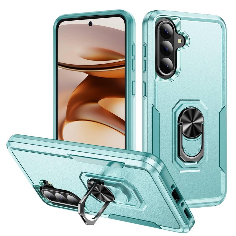 Protective Case | TPU+PC | White | Drop Protection | Kickstand | Shockproof Cover for Samsung Galaxy A36 - Image 3