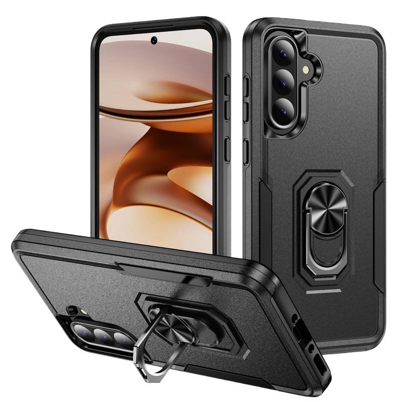Protective Case | TPU+PC | White | Drop Protection | Kickstand | Shockproof Cover for Samsung Galaxy A36 - Image 2