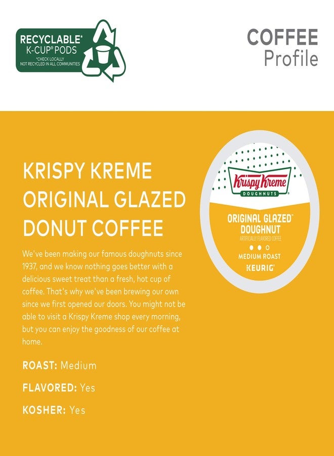 Krispy Kreme Original Glazed Doughnut, Single-Serve Keurig K-Cup Pods, Flavored Medium Roast Coffee, 96 Count - Image 3