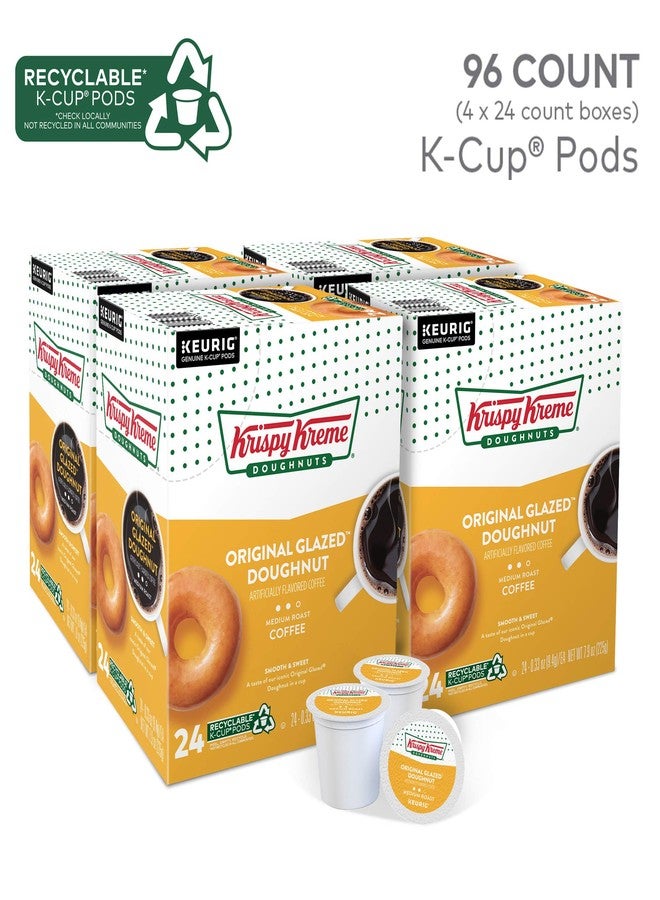Krispy Kreme Original Glazed Doughnut, Single-Serve Keurig K-Cup Pods, Flavored Medium Roast Coffee, 96 Count - Image 2