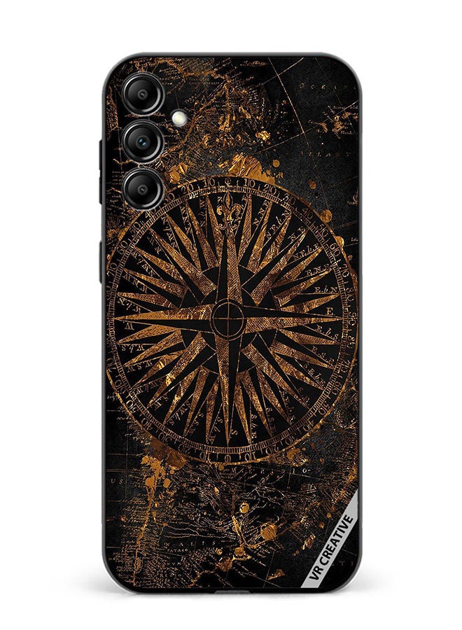 VR CREATIVE Protective Case Cover For Samsung Galaxy A34 Brown Shield Design Multicolour - Image 1