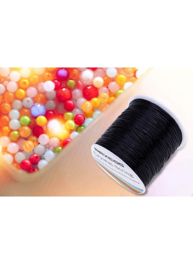 PAXCOO Stretchy String For Bracelets 0.8Mm Black Elastic String Bracelet Cord Jewelry Bead Thread For Bracelets Necklaces Beading And Jewelry Making - Image 5